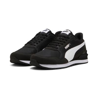 Sneaker PUMA "ST RUNNER V4 NL", Damen, Gr. 44,5, Textil, schwarz-weiß (puma schwarz, puma weiß), Schuhe Sneaker