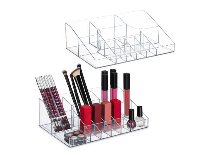 Relaxdays Make Up Organizer 2er Set