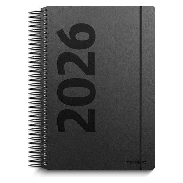 Mayland-Burde Dagskalender matsort genbrugskarton 2026 (26208000)