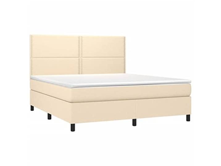 KTHLBRH Bettgestell mit Kopfteil Metall weiß 90 x 200 cm Gestell aus lackiertem Stahl, inkl. Lattenrost, 26 cm Bodenfreiheit, Schlafzimmer