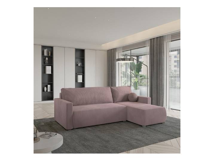 Masseno Ecksofa SORGE mit Schlaffunktion L-Form, Sofa mit Bettkasten