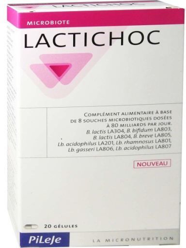 Pileje Lactichoc 20 Capsules