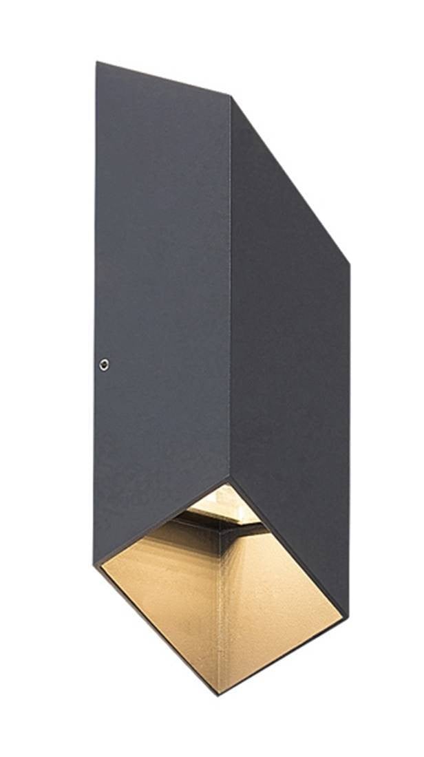 Rabalux Tilburg LED gevelverlichting, Antraciet, 10W, IP54