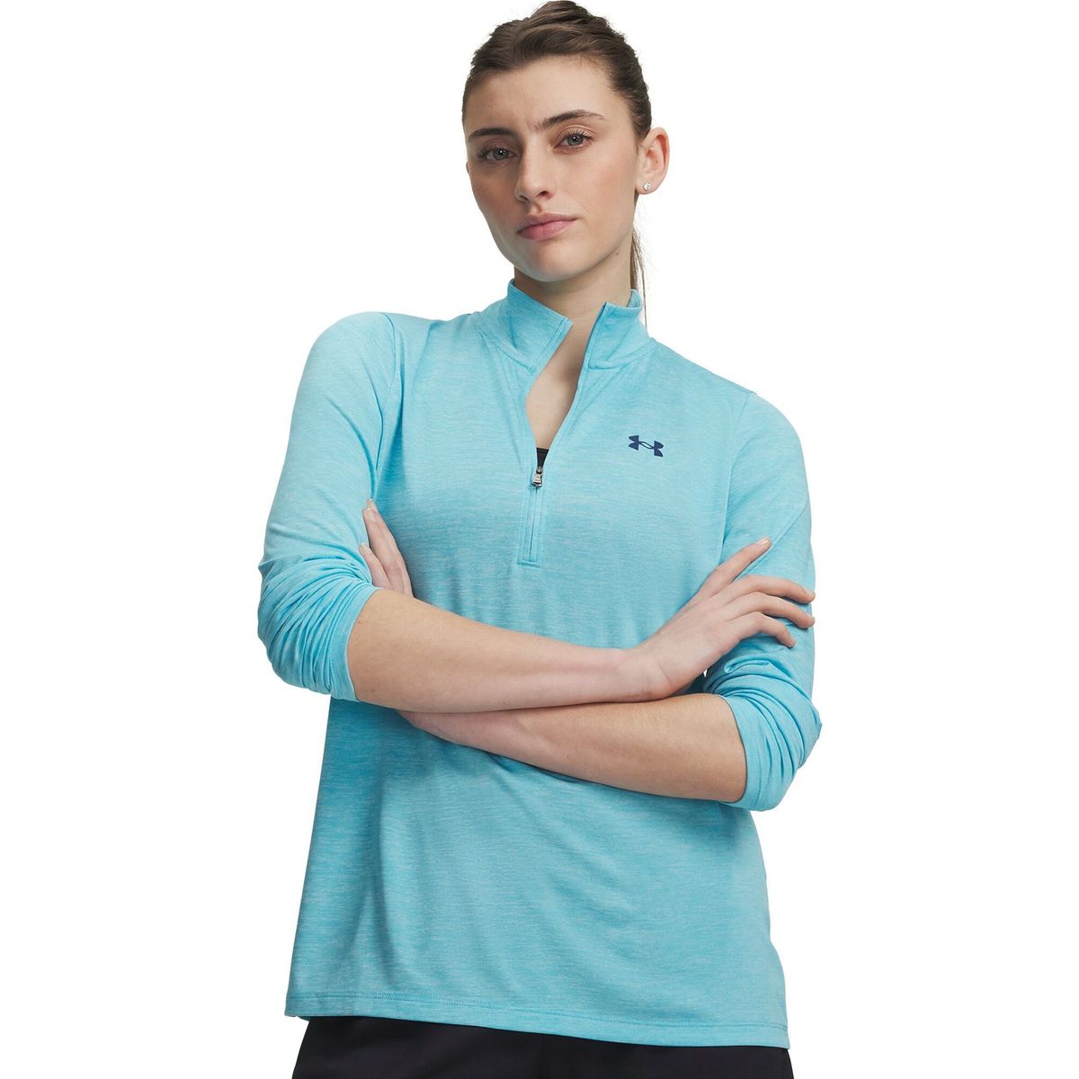 Under Armour Tech 1/2 Zip- Twist blue blackout navy (481) S 1384225-481-SM