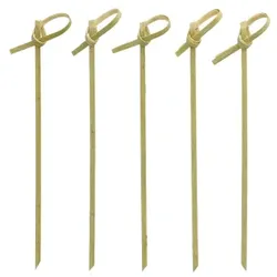 PAPSTAR 250 Fingerfood - Picker "pure" 12 cm "Knoten" (37273, 250 Stück)