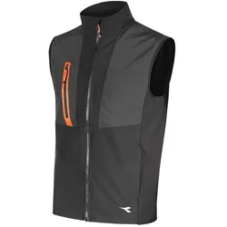 Softshellweste "HYBRID" - 3XL (DE size: XXL) - schwarz/grau