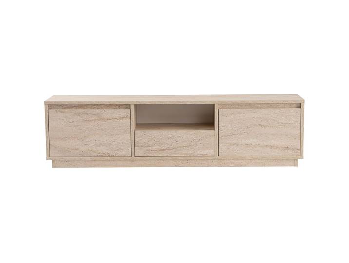TV-Möbel Georis Braun/beige marmoriert Holzwerkstoff B 160 cm - TV-Möbel