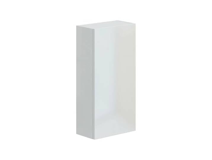Dmora - Hängeschrank Croskey, Oberschrank, Wandschrank, Multifunktionaler Zusatzschrank, 30x16 h60 cm, Glänzendes Weiß