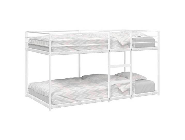 CHIC Lit adulte 1 place - 90x200 cm Lit superposé blanc 90x200 cm acier #Sara92789