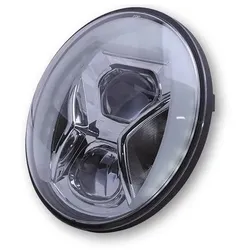 HIGHSIDER pro 7 Zoll Scheinwerfereinsatz Typ 8 LED Chrom E-Geprüft (1Stck)