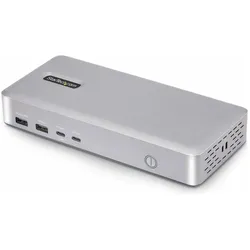 StarTech Usb4 Docking Station Dual 4k, Dockingstation + USB Hub, Silber