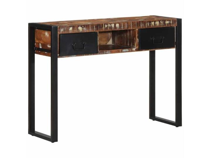 SALE 2026 Table console multicolore bois massif récupération - moderne-design - multicolore - 100x35x75 cm 940dlh75u1643