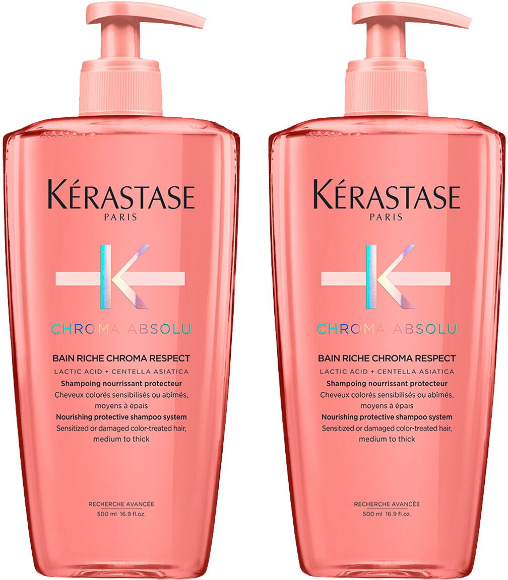 1L Kérastase Chroma Absolu Bain Riche Chroma Respect (2 x 500ml)
