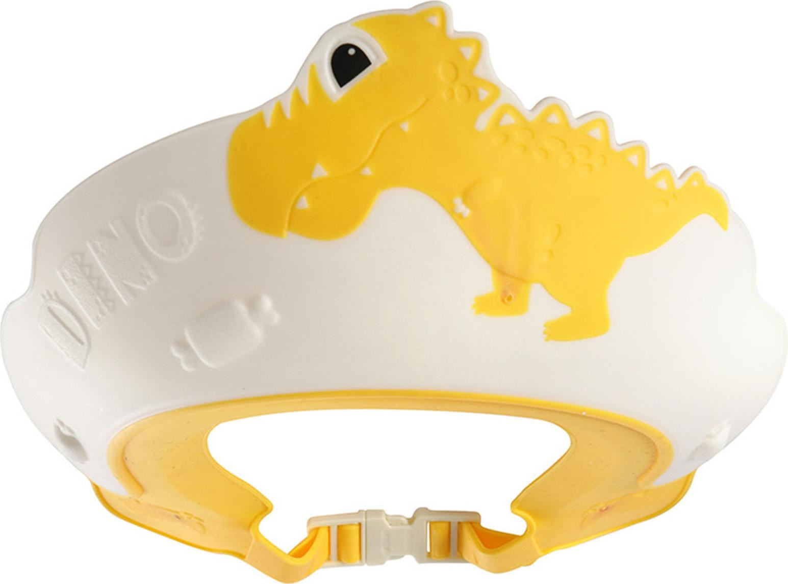 Gistuch Babybadjas met Dinosaurus Motief en Accessoires, Geel