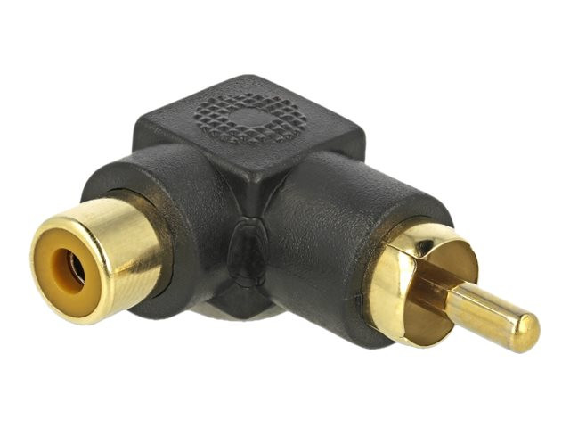 Delock 66168 Cinch Adapter Stekker naar Bus Hoekmodel