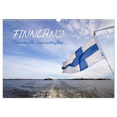 FINNLAND – Traumhafte Landschaften (CH - Version) (Wandkalender 2026 DIN A3 quer), CALVENDO Monatskalender