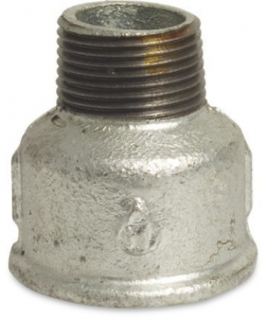 Muffennippel Temperguss verzinkt IG x AG (Muffennippel Temperguss verzinkt IG x AG: Muffennippel Temperguss Verzinkt IG x AG: 3" x 2" ) 4.23