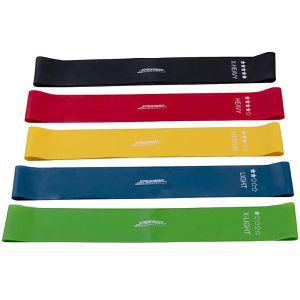 Böttcher-AG Fitnessband Loop Set, 30 x 5 cm, 5 Widerstände & Farben, Loop aus Latex, 5 Stück