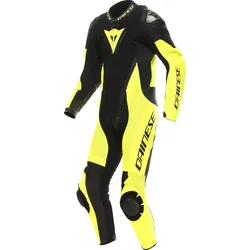 Dainese Demon Sprint perforierte 1-Teiler Motorrad Lederkombi 52
