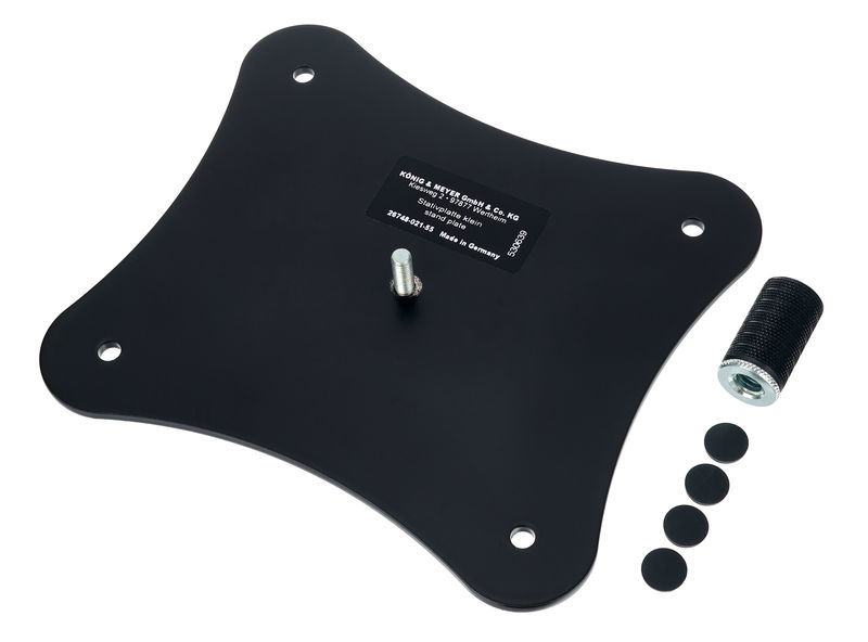 K&M ; 26748 monitor plate S Black
