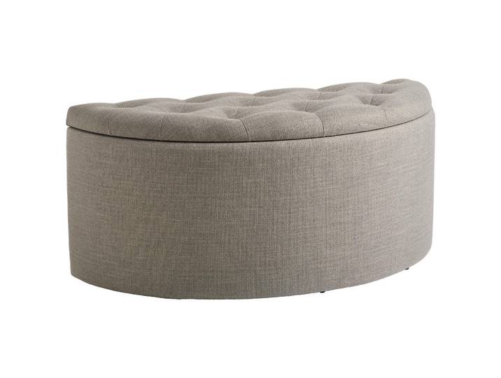 Mid.you Hocker, Grau, 100x44x42 cm, Stauraum, Wohnzimmer, Hocker, Sitzhocker