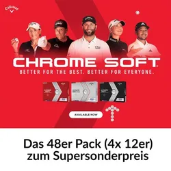 Callaway Chrome Soft X Golfball 48er weiss