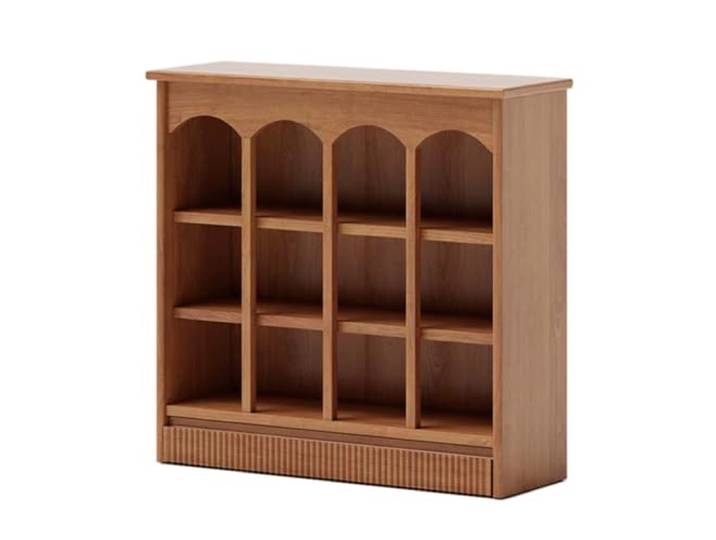 Vituord Curio Shadow Box Regal für Kaffeetassen, 12 Fächer, Schweberegale und Organizer, mit Schublade, Tischplatte oben, für Wohnzimmer, Küche, Büro B