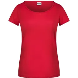 James & Nicholson Damen Bio T-Shirt 8001 red XXL