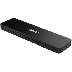 Acer USB Type-C Dock E53 with EU power cord Retail Pack (USB-C), Dockingstation + USB Hub, Schwarz