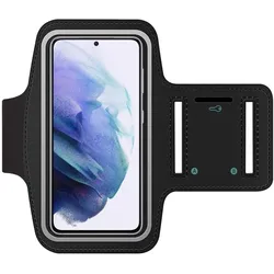SmartFitness Samsung Galaxy S21+ Handy Sport Armband, Smartphone Sportarmband, Schwarz