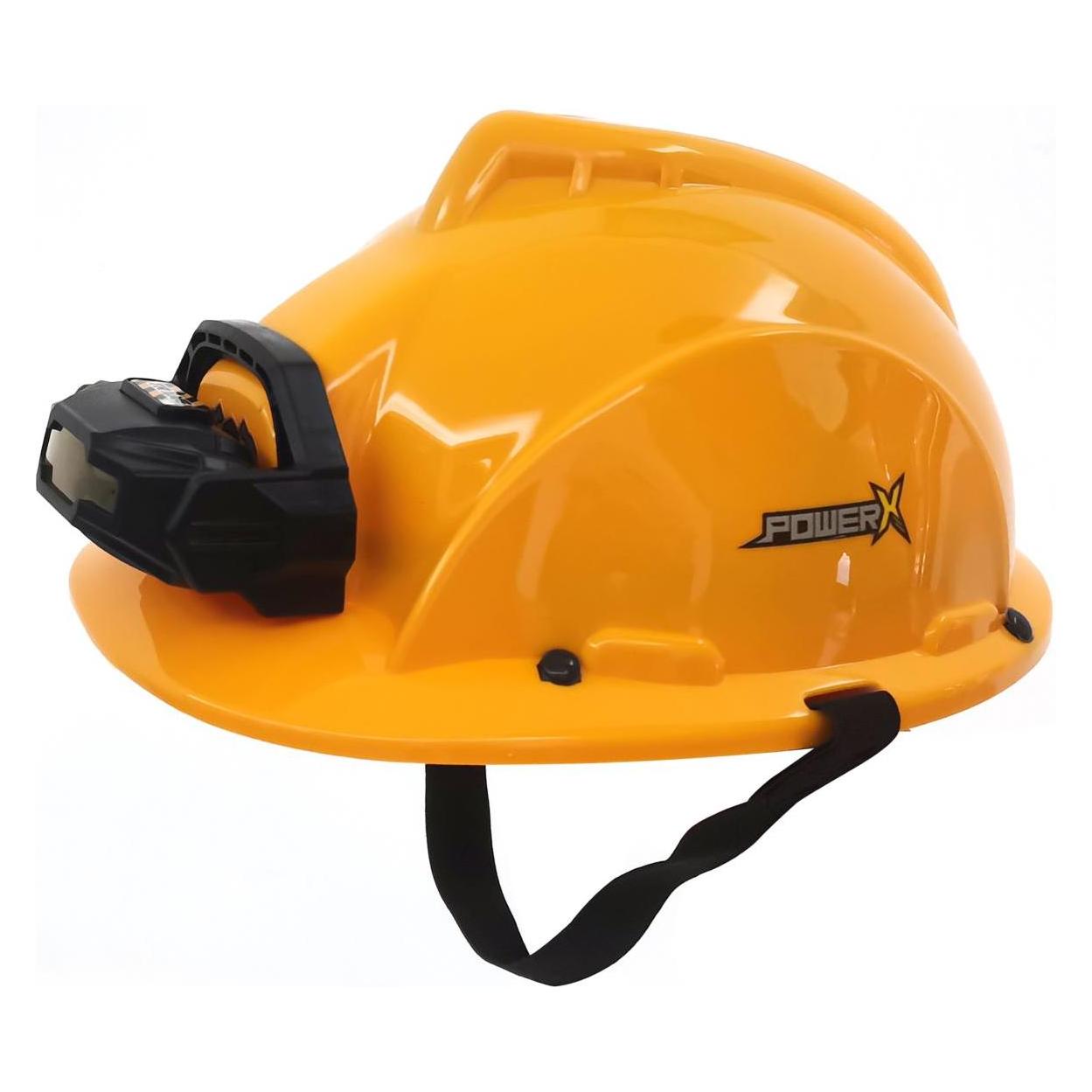 PowerX POWER X - Construction Helmet w/Portable Headlamp (20354) (20354)