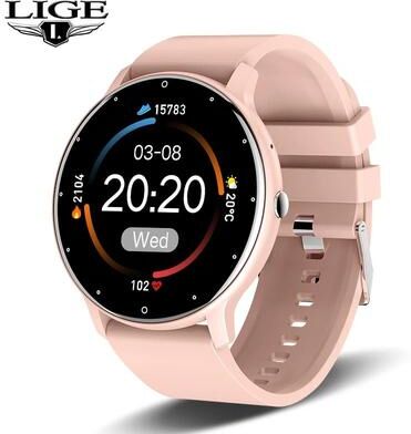 Uplift Essentials Fashion Full Touch Smartwatch pink