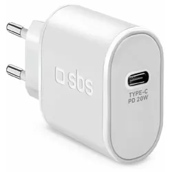 SBS Reiselader USB-C 20W, weiß