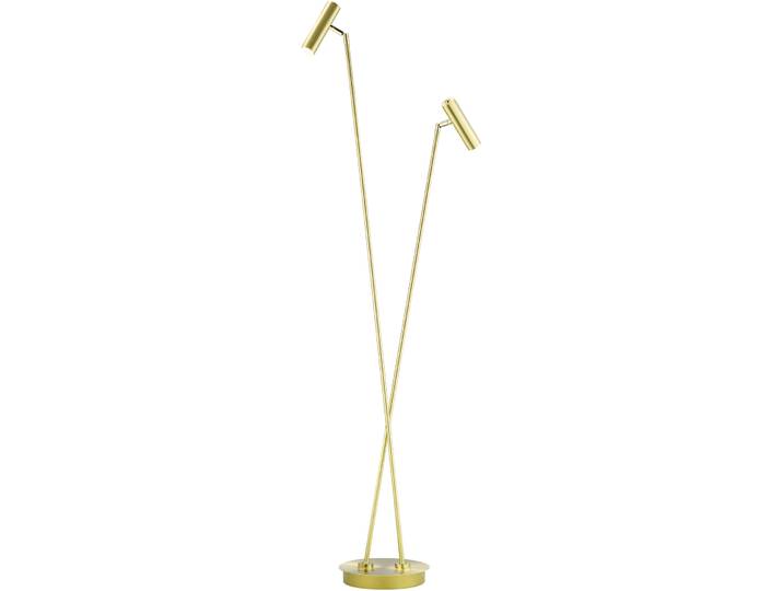 Leselampe Tom Messing matt Messing 1080 lm Dimmbar H 140 cm - LED - Lichtfarbe: Warmweiss - Leselampe- LED Energiesparlampe