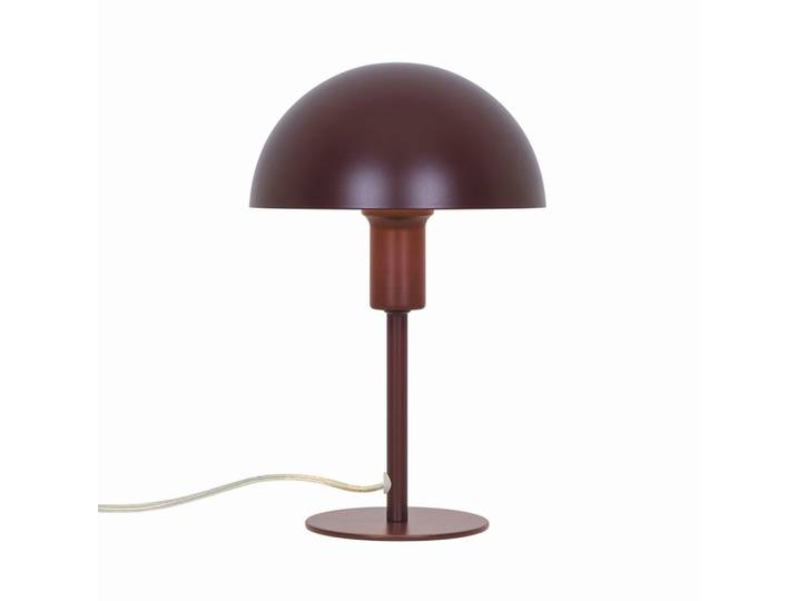 Nordlux Tischleuchte, Bordeaux, Metall, Pilz, 25 cm, Lampen & Leuchten, Innenbeleuchtung, Tischlampen, Tischlampen