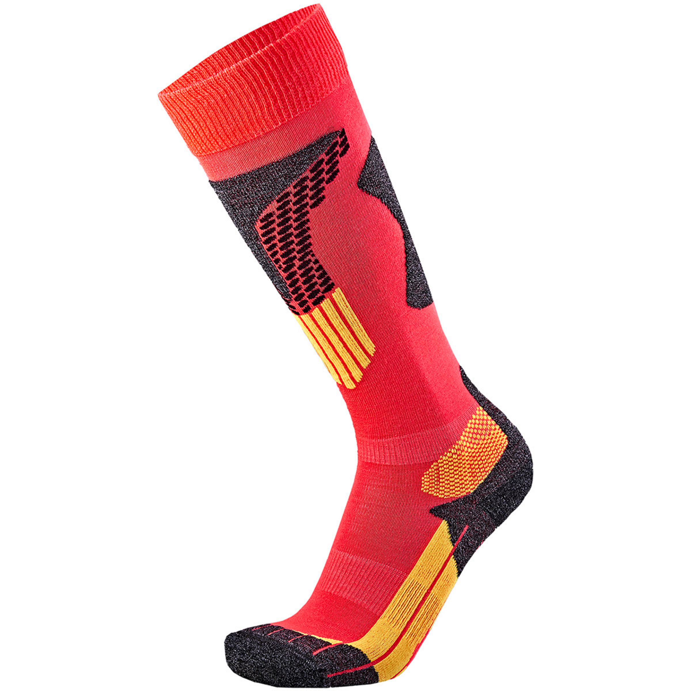 Wapiti WK06 Merino Comfort Kinder Skisocken orange Größe 27 Trekking Atmungsaktiv Merinowolle