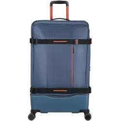 American Tourister Urban Track Spinner L Tsa Coated, Koffer, Blau, Orange, Grau