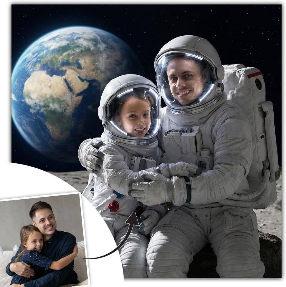 Ocadeau Tableau astronaute personnalisé