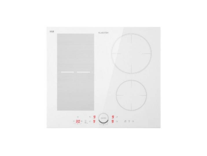 Klarstein Induktions-Kochfeld Delicatessa 60 Hybrid Induktionskochfeld 60 cm 4 Zonen 7000 W 10035198, Einbau Induktionskochfeld 4 Platten Glaskeramik Kochfeld Induktion