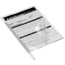 DURABLE Klemmschienen DIN A4 0.3 cm transparent