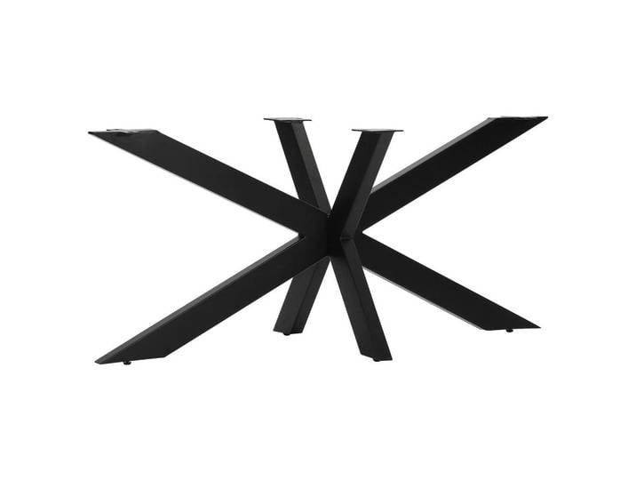 Landscape Tischgestell Setup, Schwarz, Metall, X-Form, 72x73x163 cm, Esszimmer, Tische, Esstische, Tischsysteme, Tischgestell