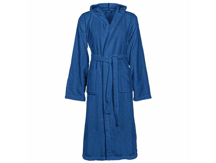 vidaXL Bademantel KINN Blau L Baumwolle