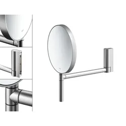 KEUCO Plan Kosmetikspiegel für Wandmontage aluminium-finish, 17649170002 17649170002