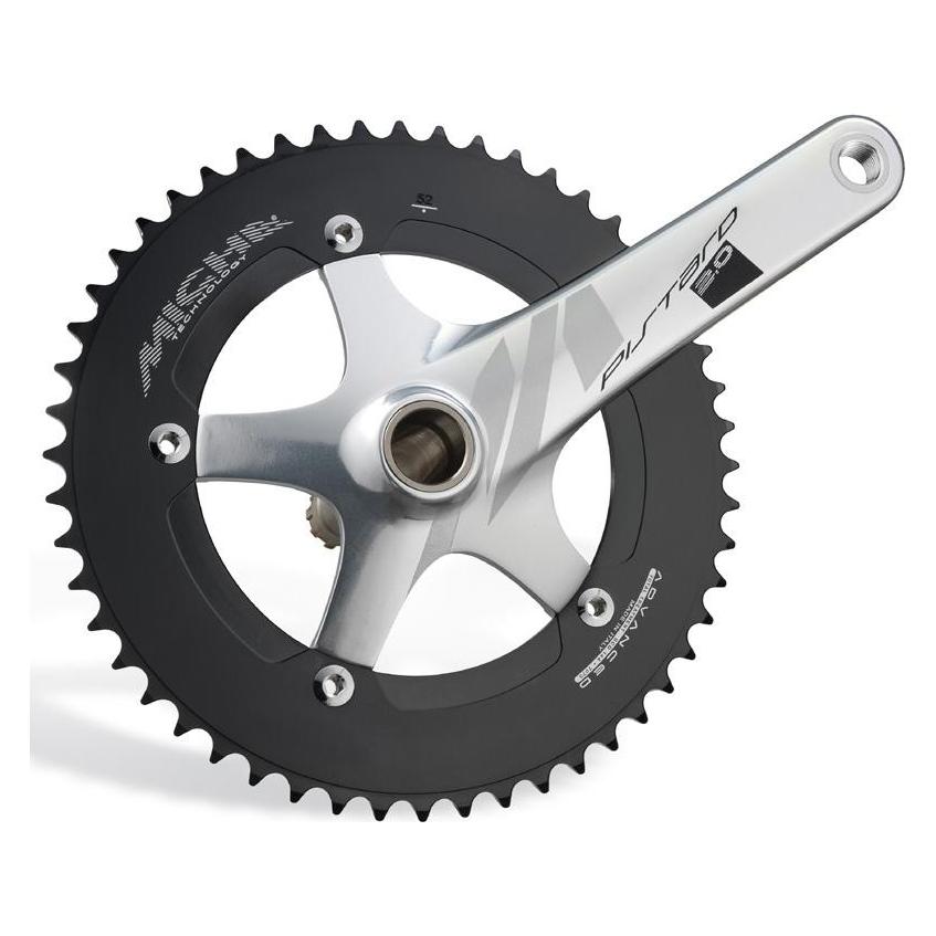 Miche Pistard 2.0 Kurbel Silber (165 mm/48 T) (165 mm) (CSP20BSD48000)