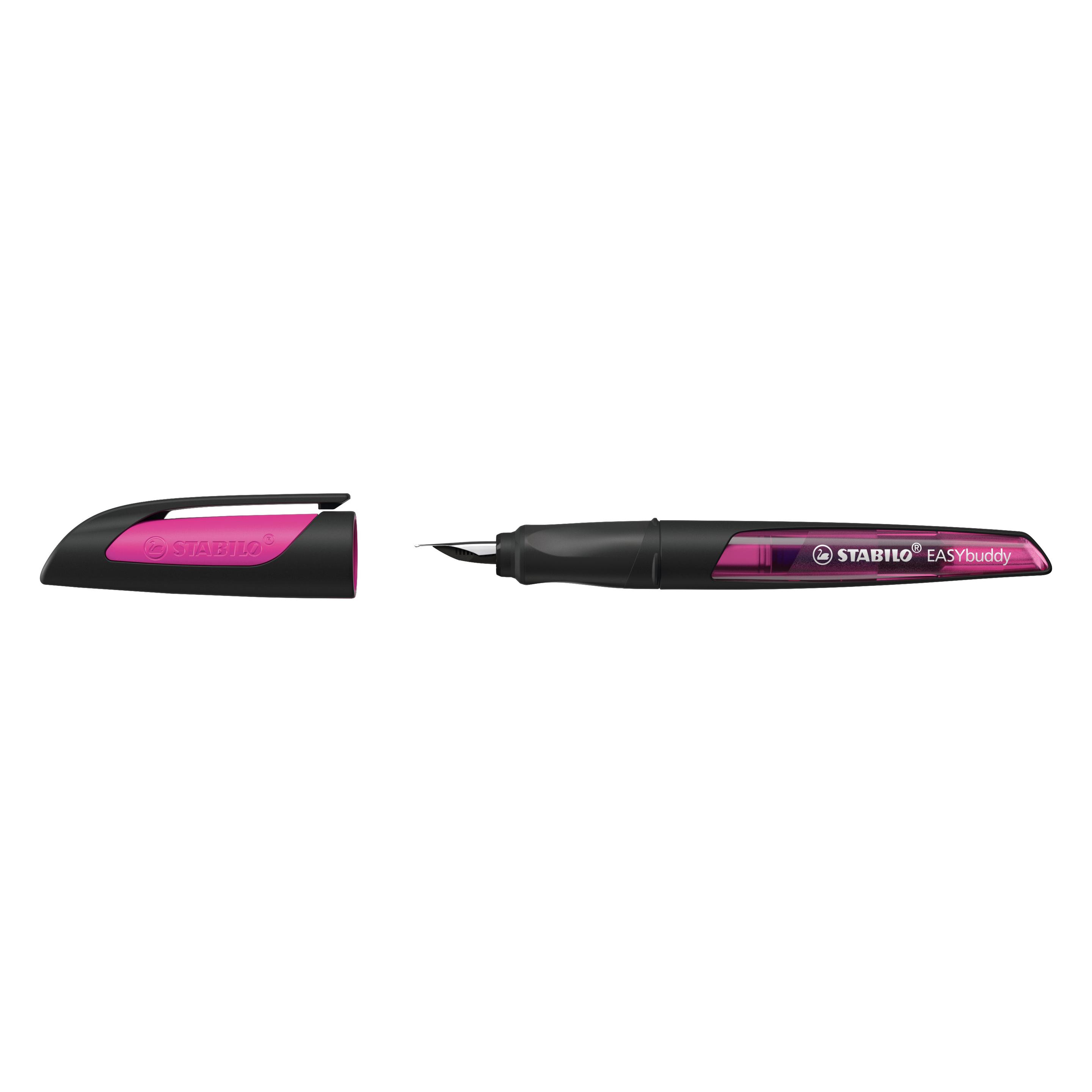 Stabilo Fllhalter EASYbuddy A, schwarz/magenta (1x) (5032/7-41)
