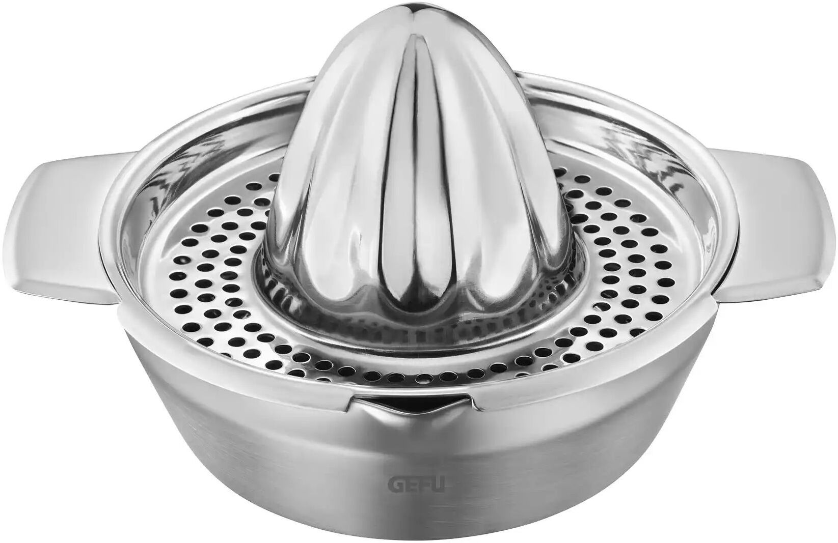 Gefu Zitruspresse  LEMON ¦ silber ¦ Edelstahl ¦ Maße (cm): B: 13,7 H: 10,5