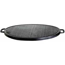 All'Grill, Grillplatte, Grillplatte (Plancha) aus Gusseisen, Ø 41 cm