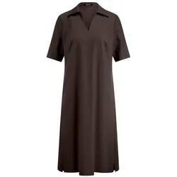 Kleid Hemdkragen Peter Hahn braun, 50