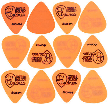 dAndrea Delrex Standard Pick Set 0,60 Orange