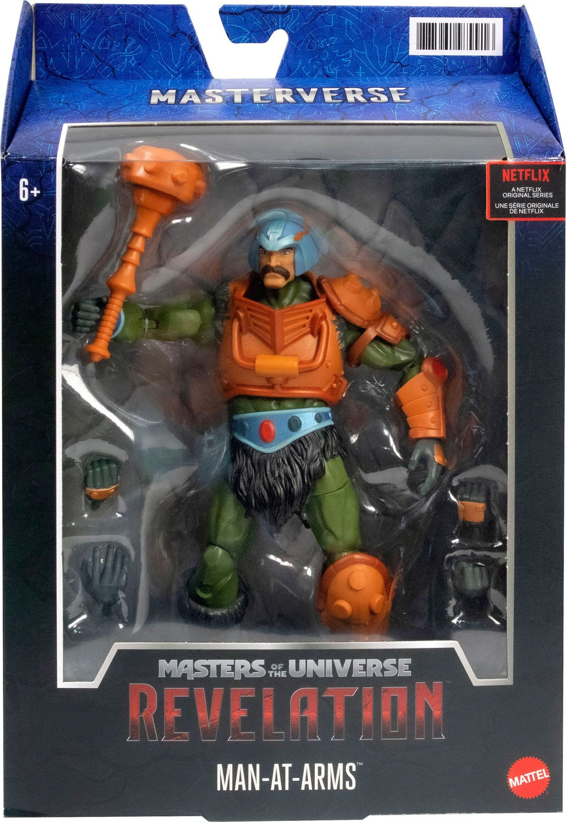 Mattel Masters of the Universe Revelation Masterverse Man-At-Arms Actiefiguur 18 cm MATTGYV13